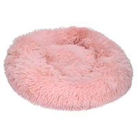 Produktbild von Let's Sleep Donut Katzenkissen aus Plüsch Rosa Größe M - 50 cm
