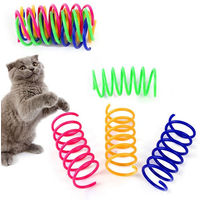 Produktbild von LeTradeJP Katzenspielzeug Set mit 20 bunten Federn aus Kunststoff zur Förderung der Bewegung und Stressreduktion