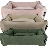 Produktbild von Lex & Max Chicago Orthopedisches Hundebett aus Cord in Zand Beige 100 x 80 cm