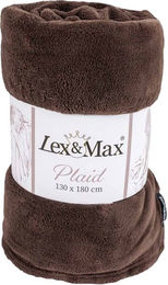 Lex & Max Hundedecke aus Fleece in Braun – Bild 1 von 2