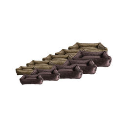 Produktbild von Lex & Max Monaco Orthopädisches Hundebett aus Bouclé in Grün XS
