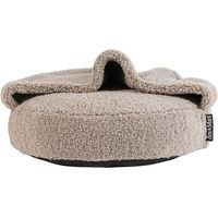 Produktbild von Lex & Max Orthopädischer Hundekorb Hoodie aus Plüsch Grün Ø 90 cm