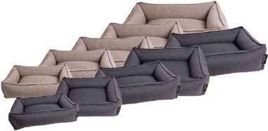 Lex & Max Paris Orthopädisches Hundebett aus Stoff Grau XL – Bild 1 von 3