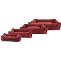 Produktbild von Lex & Max Vienna Orthopädisches Hundebett aus Stoff in Rot Größe M