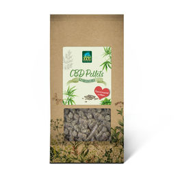 Produktbild von Lexa CBD Pellets Ergänzungsfutter für adulte Tiere zur Beruhigung und Entspannung der Muskulatur