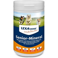 Produktbild von Lexa Dog Senior Mineral Hundefutter mit Vitaminen zur Seniorenpflege 1000g