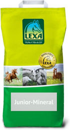 Produktbild von Lexa Junior-Mineral Ergänzungsfutter für Fohlen und Aufzucht zur Unterstützung von Haut und Fell
