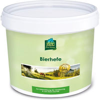 Produktbild von Lexa Pferdefutter Bierhefe Pulver zur Unterstützung von Verdauung sowie Haut und Fell 1000g