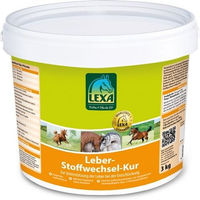 Produktbild von Lexa Pferdefutter Leber-Stoffwechsel-Kur Nahrungsergänzung mit Vitaminen und Öl 1000g