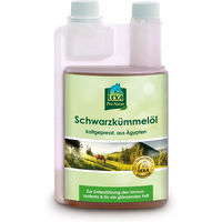 Produktbild von Lexa Pferdefutter Schwarzkümmelöl zur Unterstützung von Immunsystem sowie Haut und Fell 1000 ml