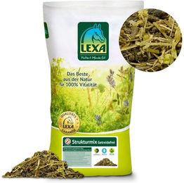 Produktbild von Lexa Pferdefutter Strukturmix getreidefrei zur Unterstützung von Magen und Darm