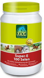 Produktbild von Lexa Pferdefutter Super-E 100 Selen Nahrungsergänzung zur Unterstützung von Immunsystem, Muskelaufbau und Herz für Pferde 1000g