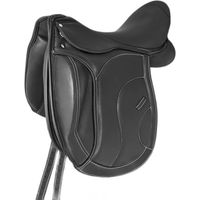 Produktbild von Lexhis Acalia Dressursattel aus Leder in Schwarz 17 Zoll