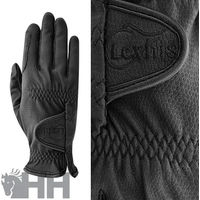 Produktbild von Lexhis Adhesion Reithandschuhe aus Kunstleder für Herren Schwarz Größe M