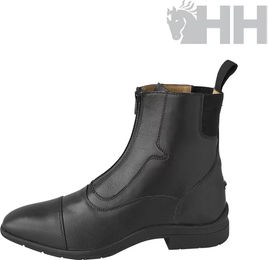 Lexhis Alexa Damen Stiefeletten aus Leder und Gummi in Schwarz – Bild 1 von 1
