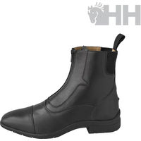 Produktbild von Lexhis Alexa Damen Stiefeletten aus Leder und Gummi in Schwarz