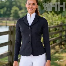 Lexhis Bela Wettkampfjacke für Mädchen in Schwarz – Bild 1 von 1