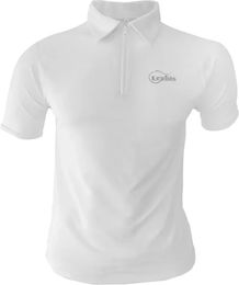 Produktbild von Lexhis Dariel Turnier-Poloshirt Reitshirt für Herren in Weiß Größe M