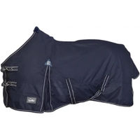 Produktbild von Lexhis Deluxe Outdoor-Pferdedecke aus Baumwolle Blau 145/195 cm