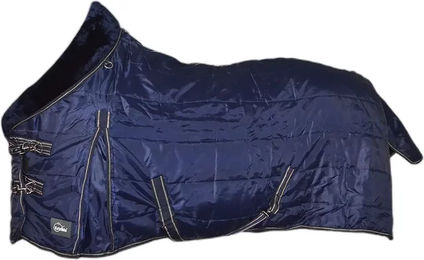 Produktbild von Lexhis Deluxe Stalldecke für Pferde aus Polyester in Blau