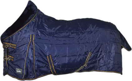Produktbild von Lexhis Deluxe Stalldecke für Pferde aus Polyester in Blau