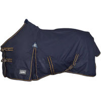 Produktbild von Lexhis Deluxe Wasserdichte Outdoor-Pferdedecke aus Baumwolle Blau 135/185 cm