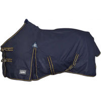 Produktbild von Lexhis Deluxe Wasserdichte Outdoor-Pferdedecke aus Baumwolle Blau 145/195 cm