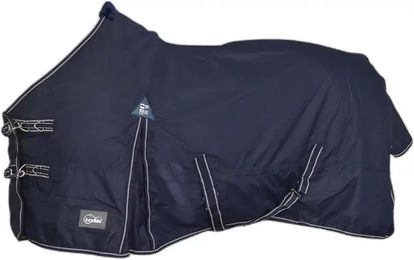 Produktbild von Lexhis Deluxe Wasserdichte Outdoor-Pferdedecke aus Baumwolle Blau 145/195 cm