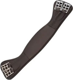 Produktbild von Lexhis Dressurreitgurt aus Leder in Braun 55 cm