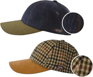 Produktbild von Lexhis Englische Baseballkappe aus Stoff Unisex Bunt 54 cm