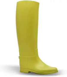 Produktbild von Lexhis Flambo Kinderreitstiefel aus Gummi in Grün und Gelb