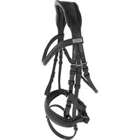 Produktbild von Lexhis Greta Sattelhalterung für englisches Reiten aus Leder in Schwarz