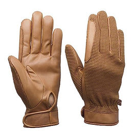 Produktbild von Lexhis Handschuhe aus Strick und Leder in Braun Größe M Paar