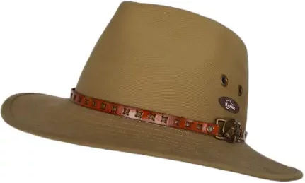 Lexhis Hut Colombia Unisex aus Baumwolle und Polyester in Beige oder Khaki – Bild 1 von 1