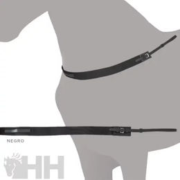 Lexhis Jagdhalsring für Pferde elastisch Schwarz F(Full) – Bild 1 von 1