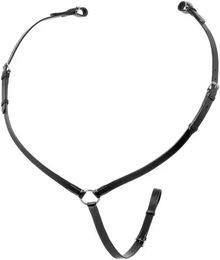 Produktbild von Lexhis Leder Jagdhalsband Full für Pferde in Grün oder Schwarz