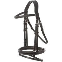 Produktbild von Lexhis Lederhalfter für Warmblut Pferde in Schwarz