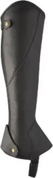 Produktbild von Lexhis Mini-Chaps Turnierreiter aus Leder Schwarz Unisex Größe M