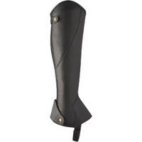Produktbild von Lexhis Mini-Chaps Turnierreiter aus Leder Schwarz XL