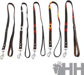 Produktbild von Lexhis Navajo Hundeleine aus Leder in Braun Bunt Größe M