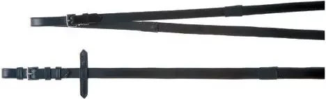Produktbild von Lexhis Pferdezügel aus Leder in Schwarz