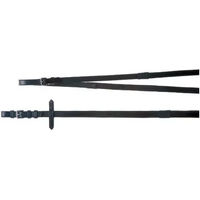 Produktbild von Lexhis Pferdezügel aus Leder in Schwarz
