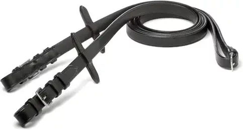 Produktbild von Lexhis Pferdezügel aus Leder in Schwarz