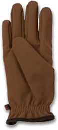 Lexhis Reiterhandschuhe aus Kunstleder mit Relief in Braun für Erwachsene – Bild 1 von 1