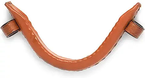 Produktbild von Lexhis Reithalfter für Pferde aus Leder in Braun oder Orange
