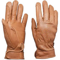 Produktbild von Lexhis Reithandschuhe aus Leder Unisex Braun XS