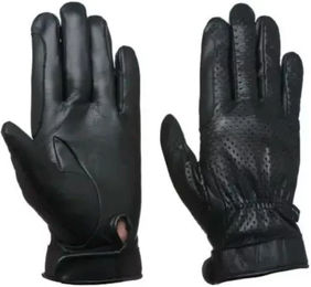 Produktbild von Lexhis Reithandschuhe aus Leder Unisex Schwarz XL
