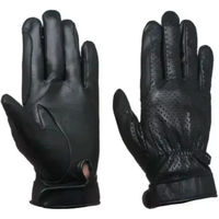 Produktbild von Lexhis Reithandschuhe aus Leder Unisex Schwarz XS