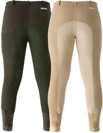 Produktbild von Lexhis Reithose Full Zip für Herren aus Baumwolle Beige Größe 42