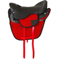 Produktbild von Lexhis Reitsattel Vibha aus Leder in Rot 16 Zoll